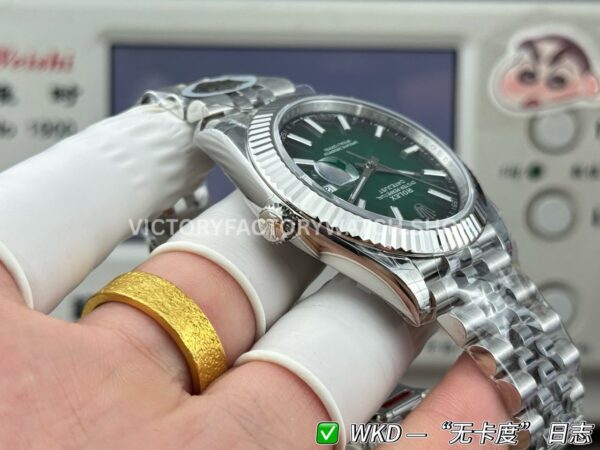 WDK Factory Rolex Datejust 126334-0034 41mm Steel White Rolesor Green Ombré Dial Jubilee (2) WDK Factory Rolex Datejust 126334-0034 41mm Steel White Rolesor Green Ombré Dial Jubilee