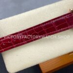 YF Factory Chopard Happy Sport 277473-5002 36mm Rose Gold Leather Strap Roman Numerals White Dial
