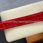 YF Factory Chopard Happy Sport 277473-5002 36mm Steel Diamond Rose Gold Bezel Leather Strap Roman Numerals White Dial