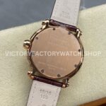 YF Factory Chopard Happy Sport 277473-5008 36mm Rose Gold Leather Strap Roman Numerals Brown Dial