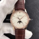 ZF Factory Jaeger-LeCoultre Master Ultra Thin Moon 1252520 39mm Rose Gold Leather Strap Silver Dial (6) ZF Factory Jaeger-LeCoultre Master Ultra Thin Moon 1252520 39mm Rose Gold Leather Strap Silver Dial