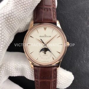 ZF Factory Jaeger-LeCoultre Master Ultra Thin Moon 1252520 39mm Rose Gold Leather Strap Silver Dial (6) ZF Factory Jaeger-LeCoultre Master Ultra Thin Moon 1252520 39mm Rose Gold Leather Strap Silver Dial