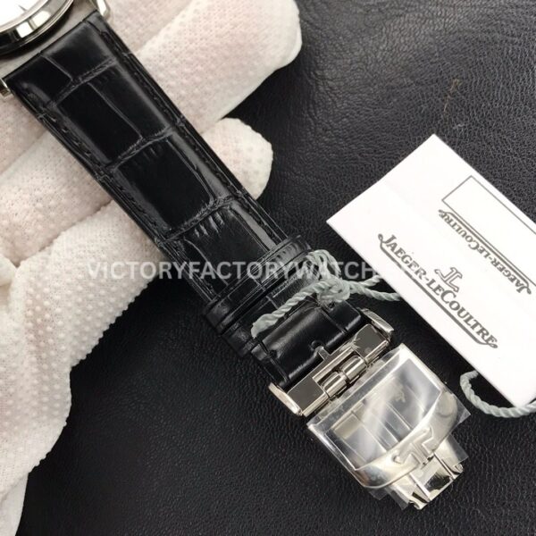 ZF Factory Jaeger-LeCoultre Master Ultra Thin Moon Q1258420 39mm Steel Leather Strap Silver Dial (5) ZF Factory Jaeger-LeCoultre Master Ultra Thin Moon Q1258420 39mm Steel Leather Strap Silver Dial