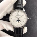 ZF Factory Jaeger-LeCoultre Master Ultra Thin Moon Q1258420 39mm Steel Leather Strap Silver Dial (7) ZF Factory Jaeger-LeCoultre Master Ultra Thin Moon Q1258420 39mm Steel Leather Strap Silver Dial