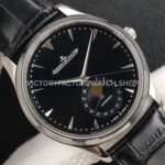 ZF Factory Jaeger-LeCoultre Master Ultra Thin Moon Q1368470 39mm Steel Leather Strap Black Dial (2) ZF Factory Jaeger-LeCoultre Master Ultra Thin Moon Q1368470 39mm Steel Leather Strap Black Dial