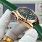 ANT Factory Vacheron Constantin Fiftysix Tourbillon 6000E/000R-B488 41mm Rose Gold Green Leather Strap Arabic Numerals Green Dial