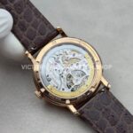 ANT Factory Vacheron Constantin Traditionnelle 6040T/000R-B959 41mm Rose Gold Leather Strap Dragon Silver Dial