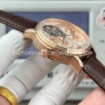 ANT Factory Vacheron Constantin Traditionnelle 6040T/000R-B959 41mm Rose Gold Leather Strap Dragon Silver Dial