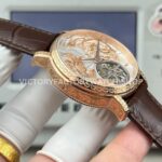 ANT Factory Vacheron Constantin Traditionnelle 6040T/000R-B959 41mm Rose Gold Leather Strap Dragon Silver Dial