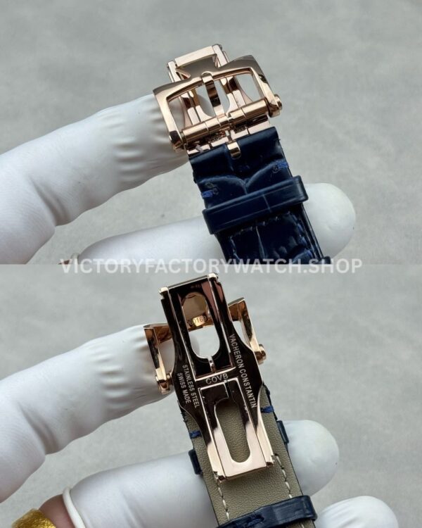 ANT Factory Vacheron Constantin Traditionnelle 6040T/000R-B960 41mm Rose Gold Leather Strap Dragon Black Dial