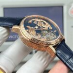 ANT Factory Vacheron Constantin Traditionnelle 6040T/000R-B960 41mm Rose Gold Leather Strap Dragon Black Dial