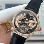 ANT Factory Vacheron Constantin Traditionnelle 6040T000R-B961 41mm Rose Gold Leather Strap Dragon Black Dial (10) ANT Factory Vacheron Constantin Traditionnelle 6040T000R-B961 41mm Rose Gold Leather Strap Dragon Black Dial