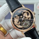 ANT Factory Vacheron Constantin Traditionnelle 6040T000R-B961 41mm Rose Gold Leather Strap Dragon Black Dial (6) ANT Factory Vacheron Constantin Traditionnelle 6040T000R-B961 41mm Rose Gold Leather Strap Dragon Black Dial