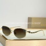 Bottega Veneta 5G587 Square Sunglasses Light Gold Frame & Brown Gradient Lenses (10) Bottega Veneta 5G587 Square Sunglasses | Light Gold Frame & Brown Gradient Lenses