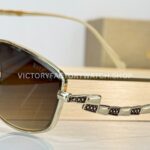 Bottega Veneta 5G587 Square Sunglasses Light Gold Frame & Brown Gradient Lenses (4) Bottega Veneta 5G587 Square Sunglasses | Light Gold Frame & Brown Gradient Lenses