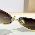Bottega Veneta 5G587 Square Sunglasses Light Gold Frame & Brown Gradient Lenses (6) Bottega Veneta 5G587 Square Sunglasses | Light Gold Frame & Brown Gradient Lenses