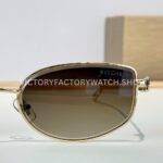 Bottega Veneta 5G587 Square Sunglasses Light Gold Frame & Brown Gradient Lenses (7) Bottega Veneta 5G587 Square Sunglasses | Light Gold Frame & Brown Gradient Lenses
