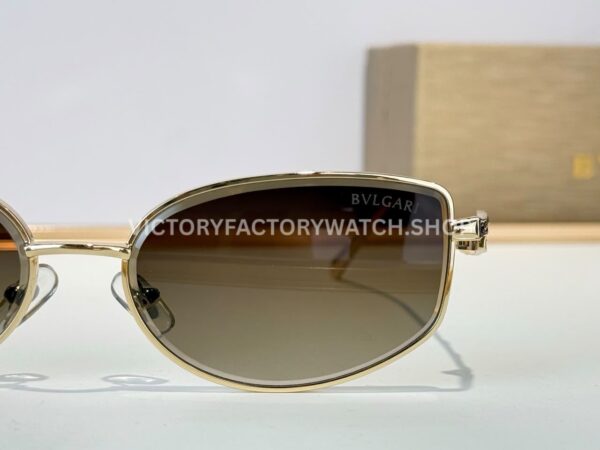 Bottega Veneta 5G587 Square Sunglasses Light Gold Frame & Brown Gradient Lenses (7) Bottega Veneta 5G587 Square Sunglasses | Light Gold Frame & Brown Gradient Lenses