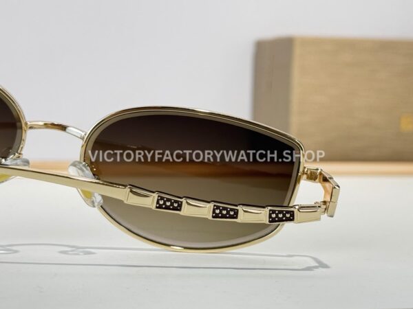 Bottega Veneta 5G587 Square Sunglasses Light Gold Frame & Brown Gradient Lenses (8) Bottega Veneta 5G587 Square Sunglasses | Light Gold Frame & Brown Gradient Lenses