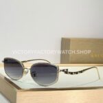 Bottega Veneta 5G587 Square Sunglasses Light Gold Frame & Grey-Purple Gradient Lenses (2) Bottega Veneta 5G587 Square Sunglasses | Light Gold Frame & Grey-Purple Gradient Lenses