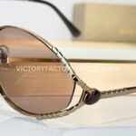 Bvlgari BV5025 S Butterfly Sunglasses Light Gold Frame & Light Brown Lenses (4) Bvlgari BV5025 S Butterfly Sunglasses | Light Gold Frame & Light Brown Lenses