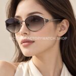 Bvlgari BV5025 S Butterfly Sunglasses | Silver Frame & Grey Gradient Lenses