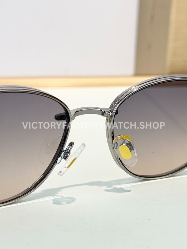 Bvlgari BV5025 S Butterfly Sunglasses Silver Frame & Grey Gradient Lenses (8) Bvlgari BV5025 S Butterfly Sunglasses | Silver Frame & Grey Gradient Lenses