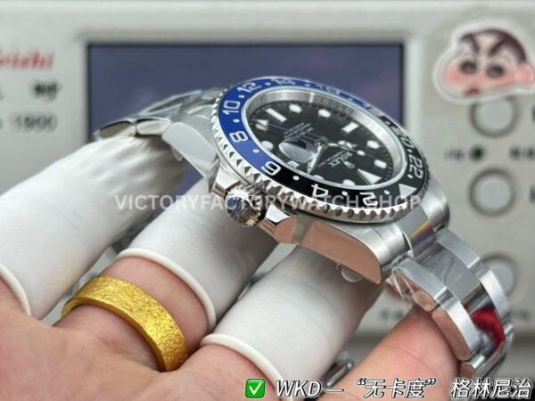 WDK Factory Rolex GMT-Master II 126710BLNR-0003 Batman 40mm Full Steel Black Dial (3) WDK Factory Rolex GMT-Master II 126710BLNR-0003 40mm Full Steel Batman Bezel Black Dial