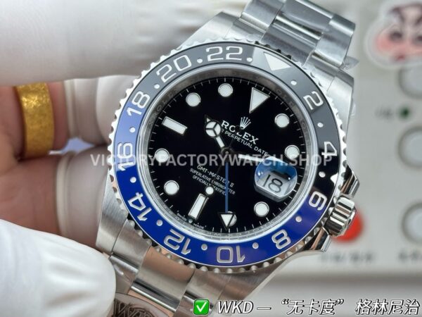 WDK Factory Rolex GMT-Master II 126710BLNR-0003 Batman 40mm Full Steel Black Dial (4) WDK Factory Rolex GMT-Master II 126710BLNR-0003 40mm Full Steel Batman Bezel Black Dial