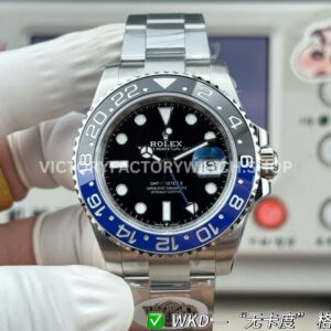 WDK Factory Rolex GMT-Master II 126710BLNR-0003 40mm Full Steel Batman Bezel Black Dial