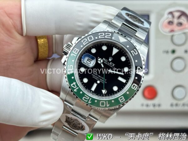 WDK Factory Rolex GMT-Master II 126720VTNR-0001 40mm Full Steel Sprite Bezel Black Dial