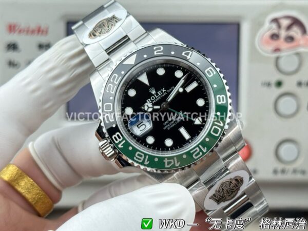 WDK Factory Rolex GMT-Master II 126720VTNR-0001 40mm Full Steel Sprite Bezel Black Dial