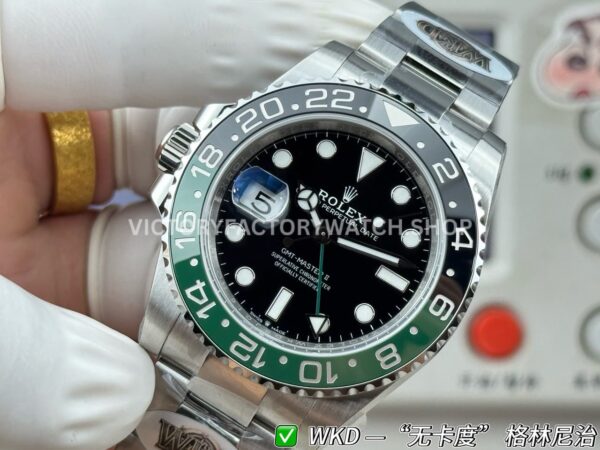 WDK Factory Rolex GMT-Master II 126720VTNR-0001 40mm Full Steel Sprite Bezel Black Dial