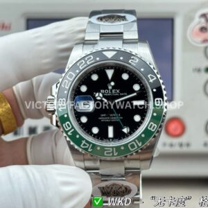 WDK Factory Rolex GMT-Master II 126720VTNR-0001 40mm Full Steel Sprite Bezel Black Dial