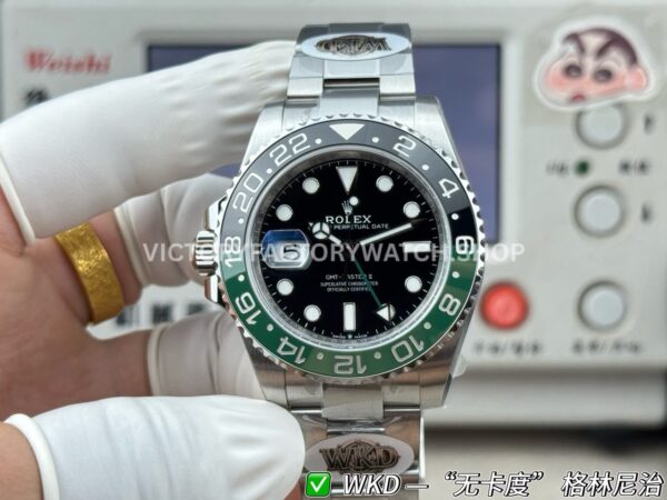 WDK Factory Rolex GMT-Master II 126720VTNR-0001 40mm Full Steel Sprite Bezel Black Dial