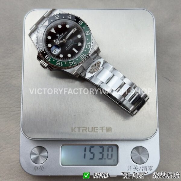 WDK Factory Rolex GMT-Master II 126720VTNR-0001 40mm Full Steel Sprite Bezel Black Dial