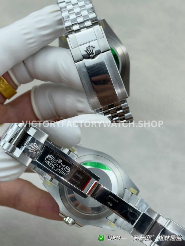 WDK Factory Rolex GMT-Master II 126720VTNR-0002 Sprite 40mm Full Steel Black Dial Jubilee (2) WDK Factory Rolex GMT-Master II 126720VTNR-0002 40mm Full Steel Sprite Bezel Black Dial Jubilee