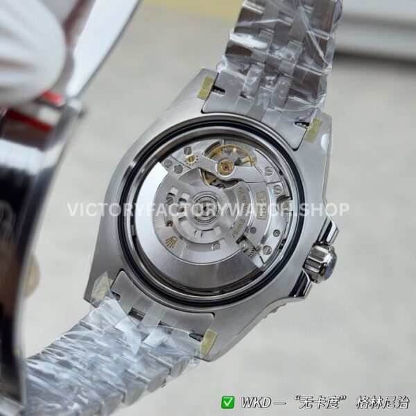WDK Factory Rolex GMT-Master II 126720VTNR-0002 Sprite 40mm Full Steel Black Dial Jubilee (6) WDK Factory Rolex GMT-Master II 126720VTNR-0002 40mm Full Steel Sprite Bezel Black Dial Jubilee