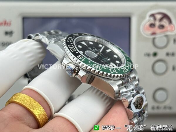 WDK Factory Rolex GMT-Master II 126720VTNR-0002 Sprite 40mm Full Steel Black Dial Jubilee (8) WDK Factory Rolex GMT-Master II 126720VTNR-0002 40mm Full Steel Sprite Bezel Black Dial Jubilee